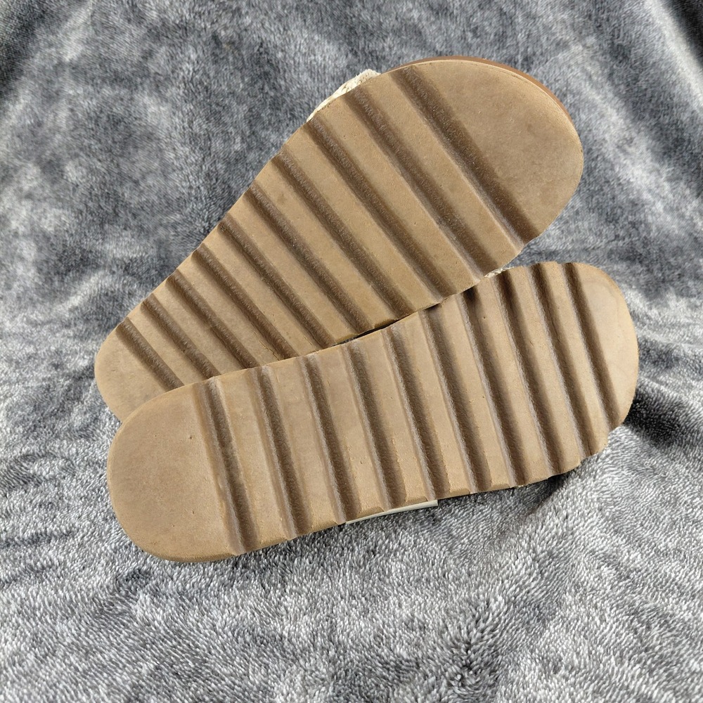 Reef Cushion Vista Hi Platform Sandals Womens 9 Cream Tan Woven Slide RF0A522L - Picture 8 of 8